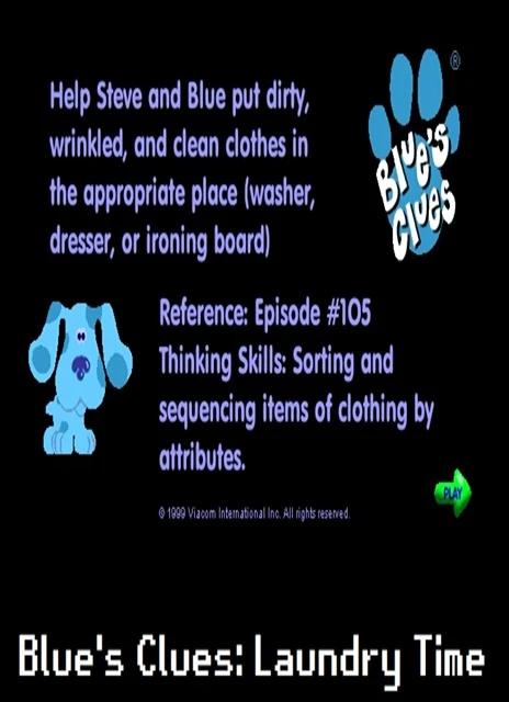 Blue’s Clues: Laundry Time