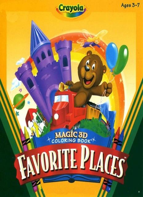 Crayola Magic 3D Coloring Book: Favorite Places